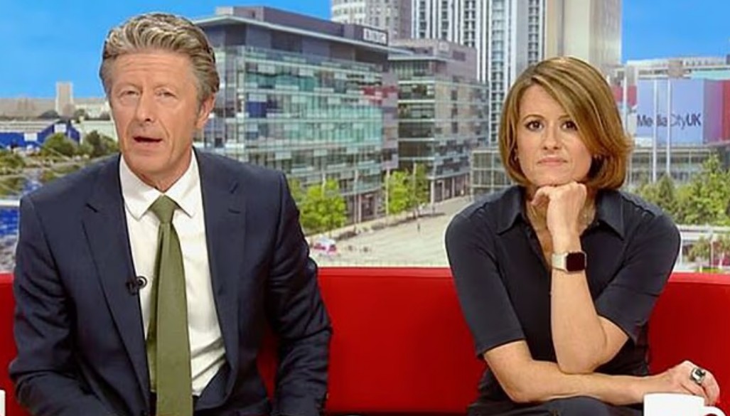 Stayt was instead joined by BBC News presenter and royal correspondent Sarah Campbell (BBC Breakfast)