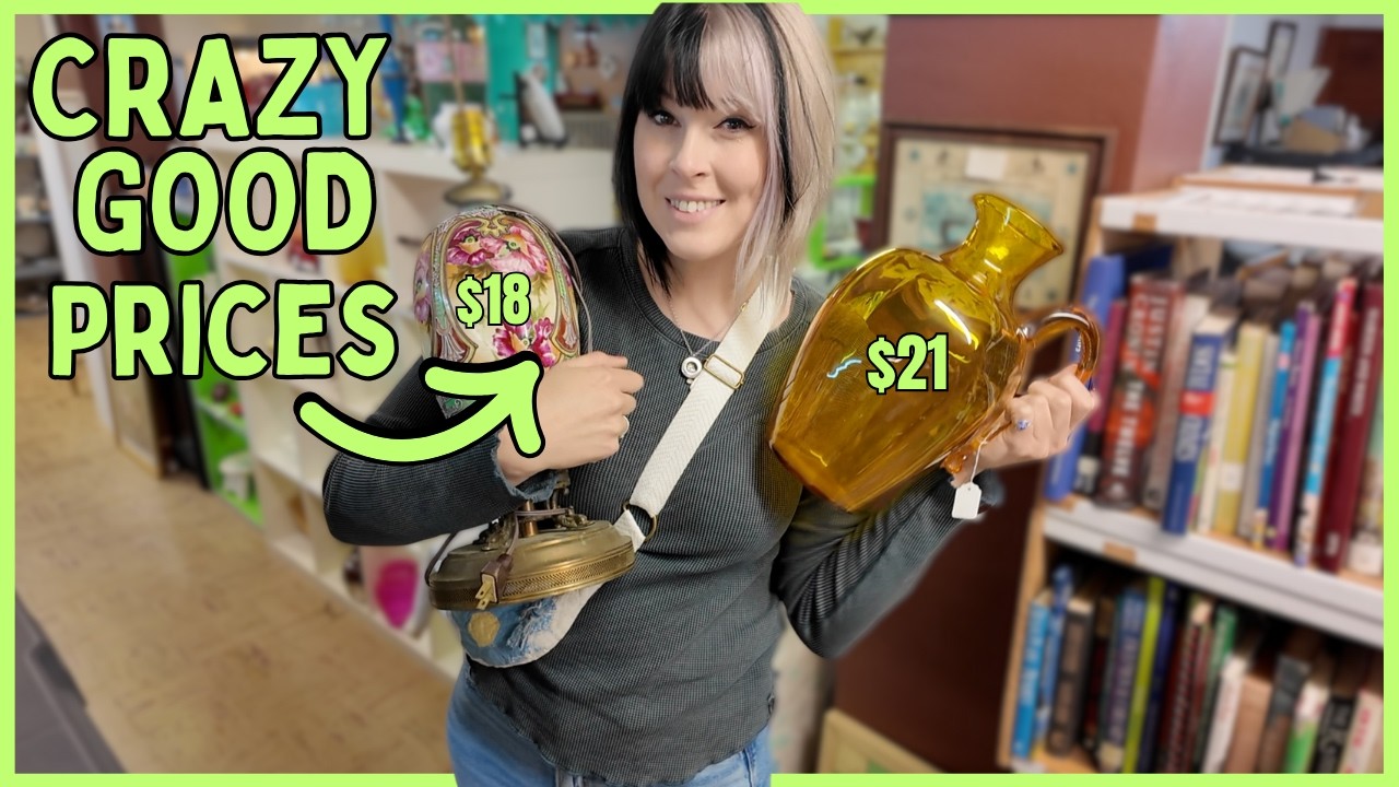 See why incredible antique mall finds beat thrift store prices