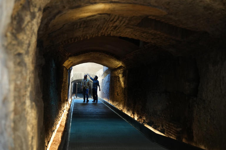 Once-secret Emperor Commodus' passage to Rome Colosseum opens to public ...