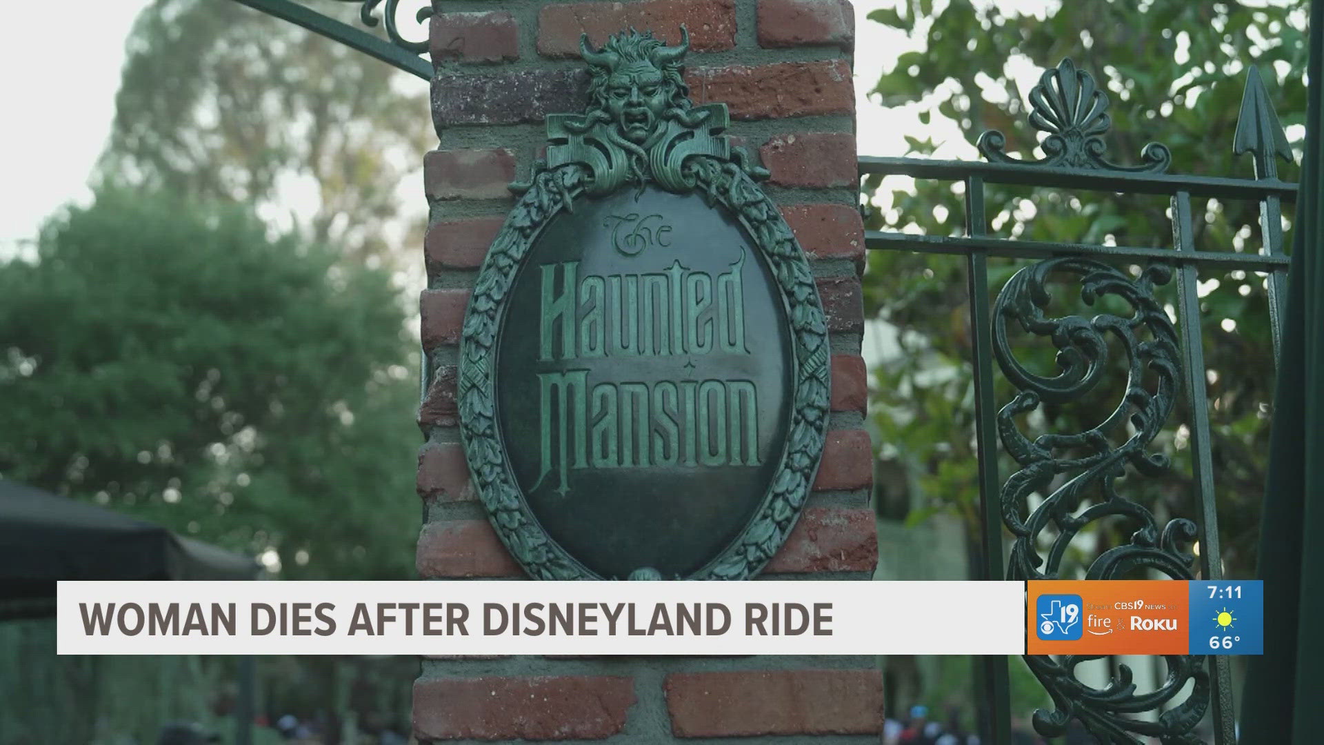 Woman dies after riding Disneyland's Haunted Mansion, reports say