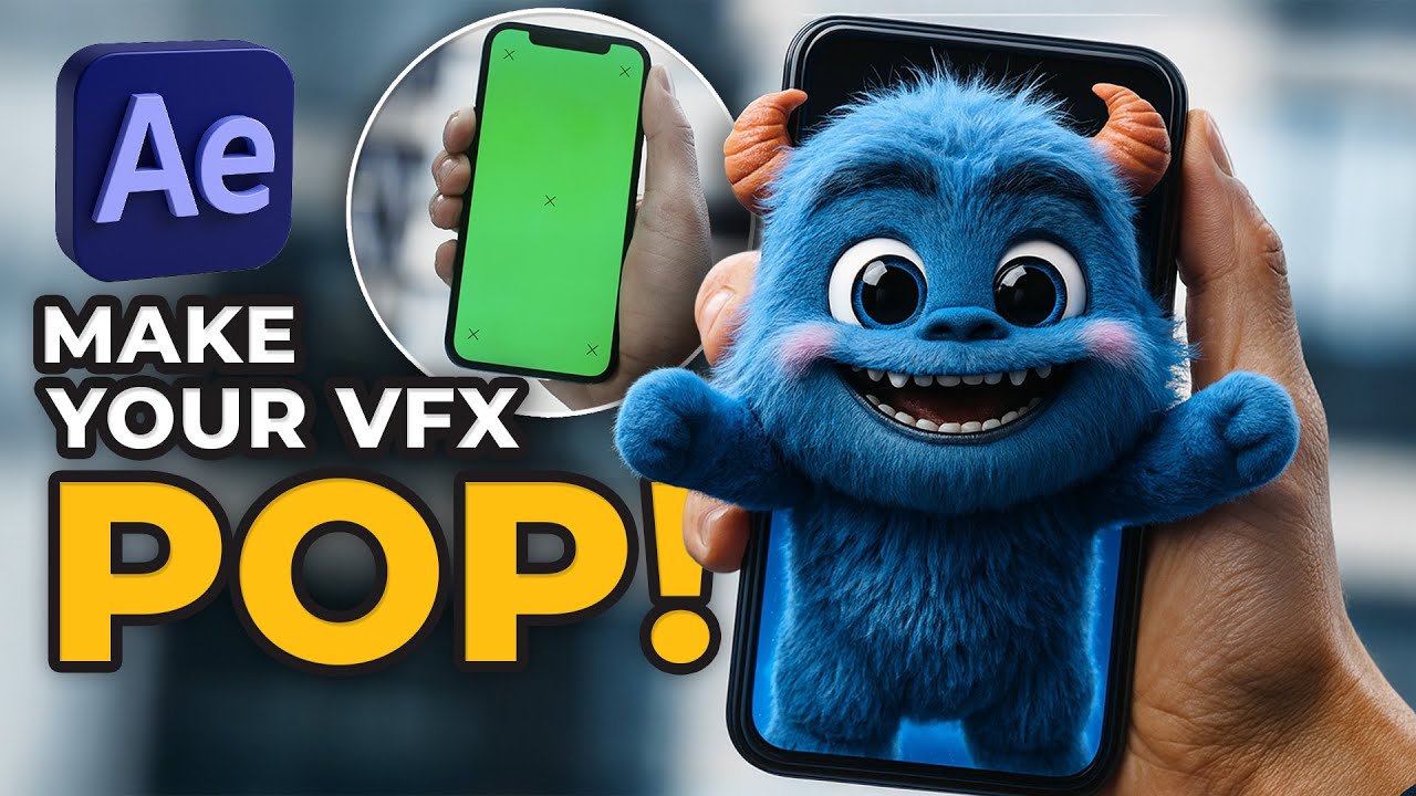 Next-Level Screen Replacement with AI | After Effects VFX Tracking Tutorial