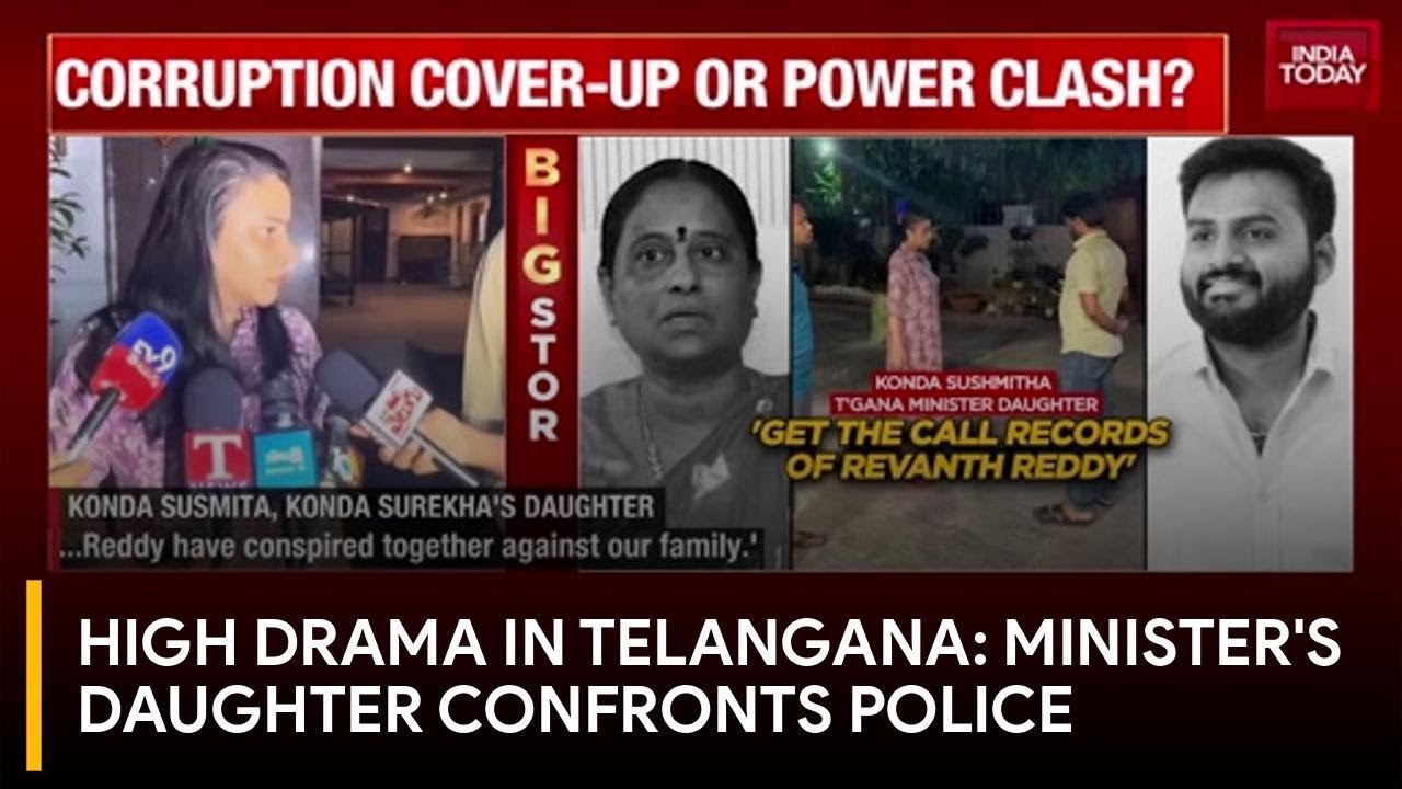 Raid at Minister's Home: Konda Surekha's Daughter Blames CM Revanth ...