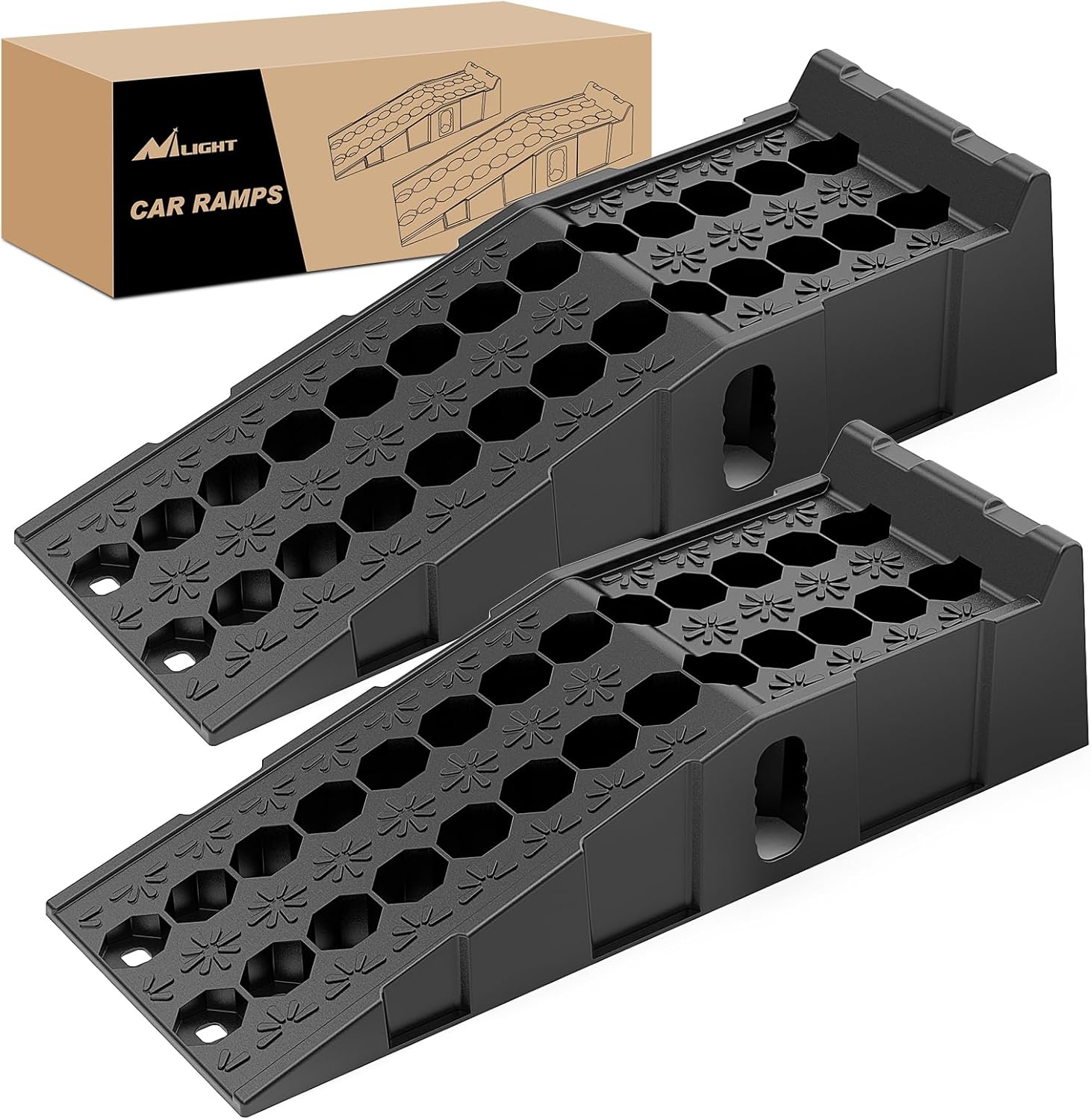 These heavy-duty ramps make car maintenance a breeze