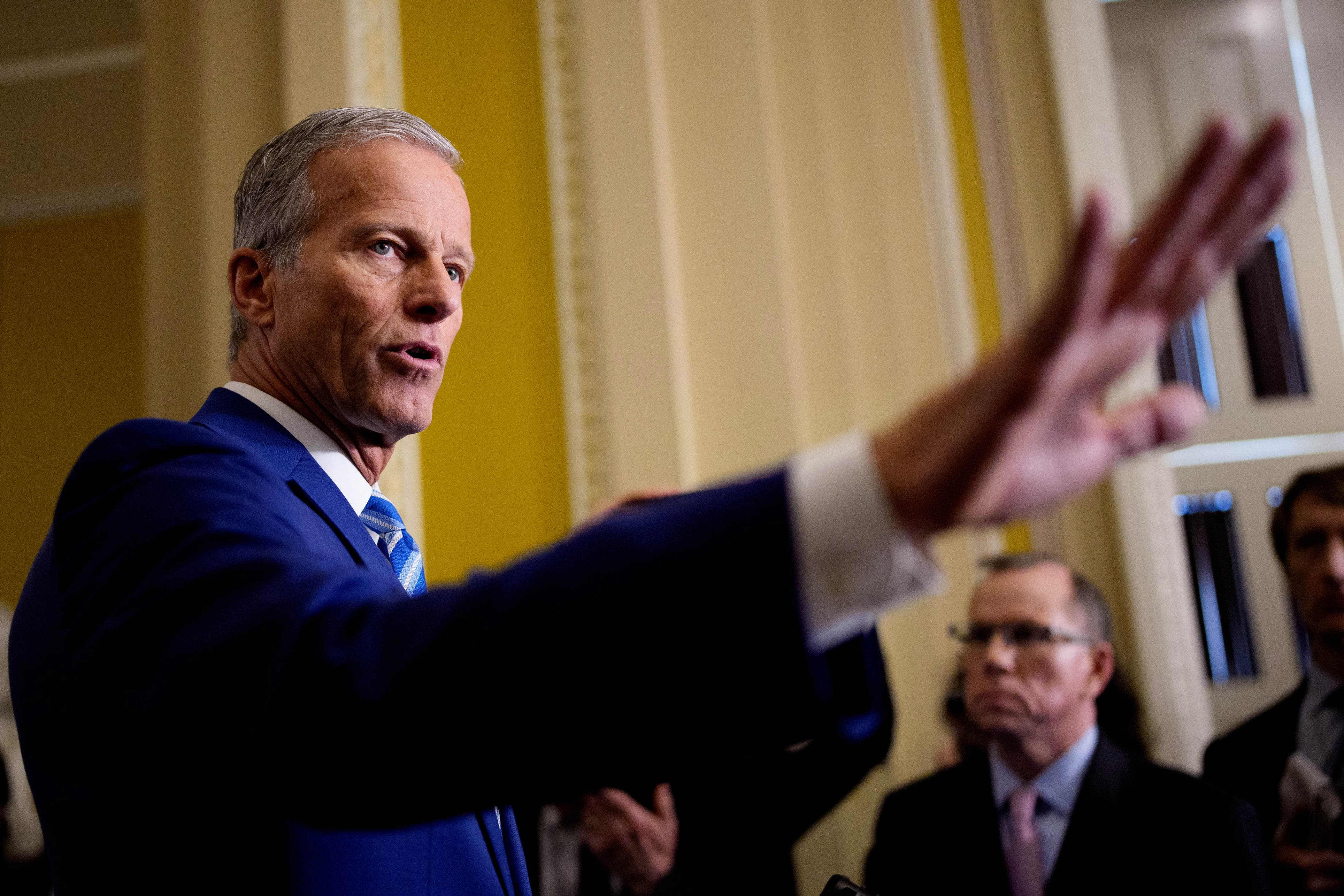 John Thune offers Schumer vote deal to end government shutdown