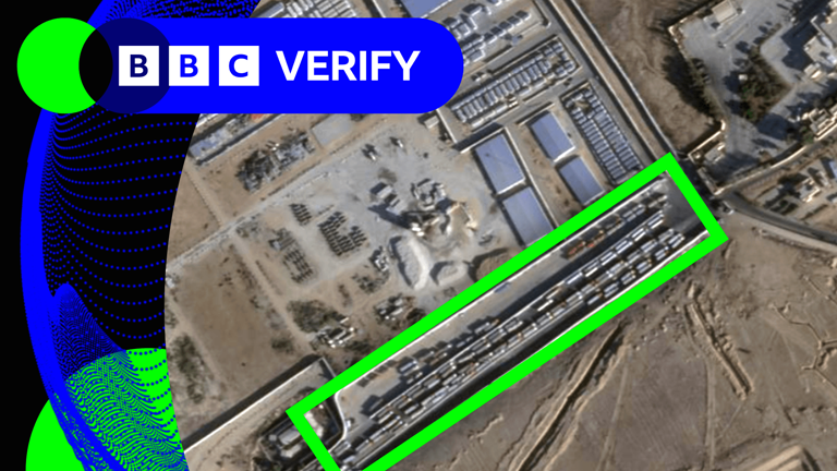Satellite images show aid lorries at Gaza border, and Ukraine gas plant ...