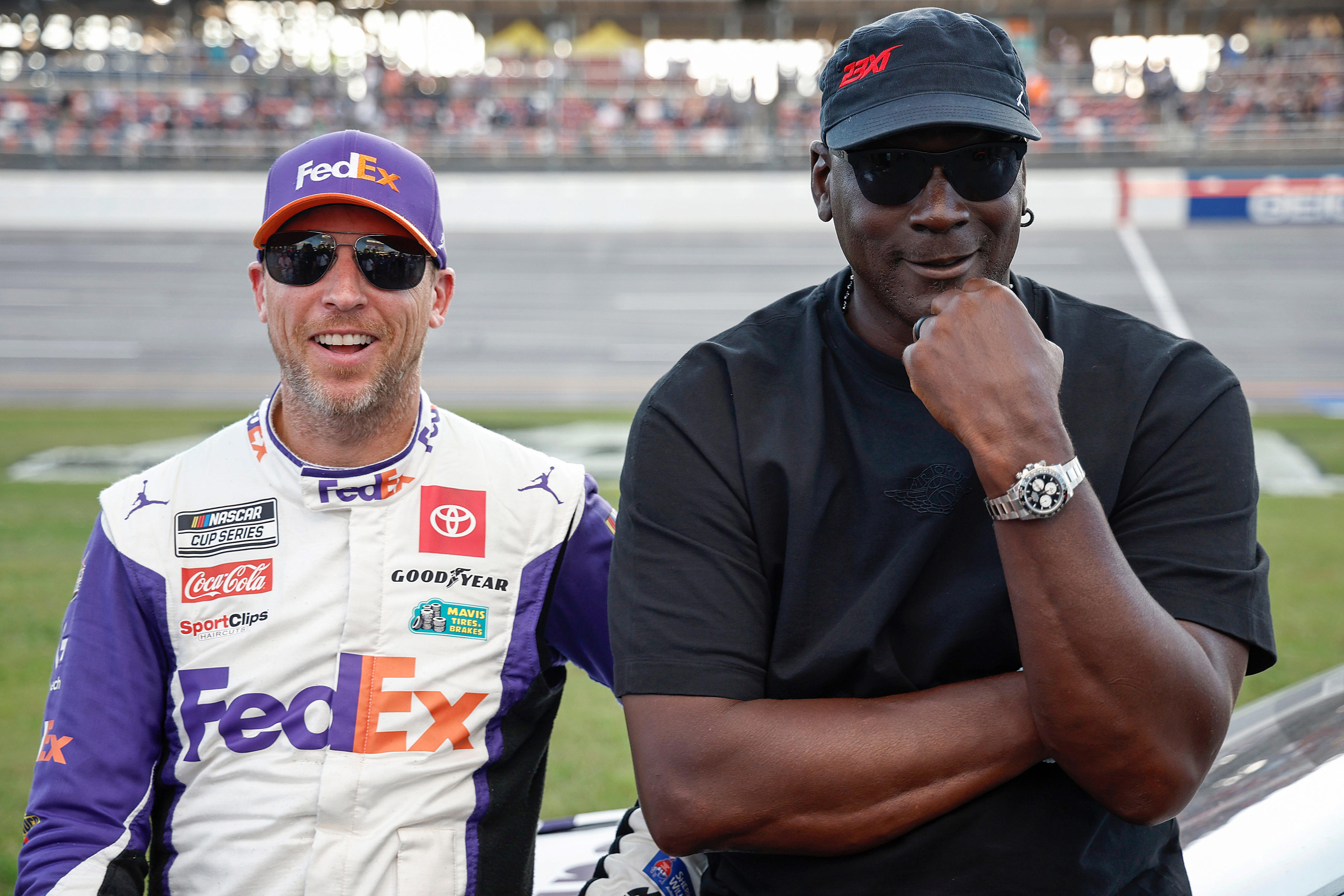 Michael Jordan, Denny Hamlin still shaking up NASCAR