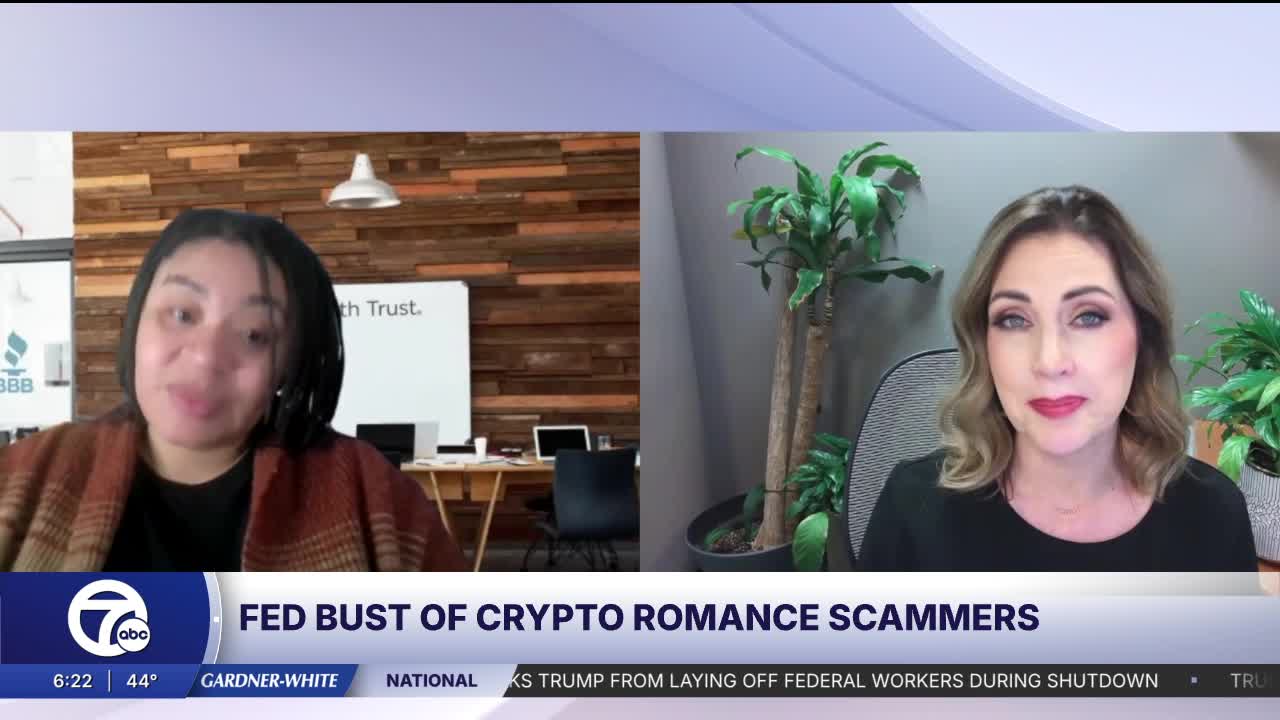 BBB provides tips to avoid being scammed after federal bust of crypto  romance scammers | Watch