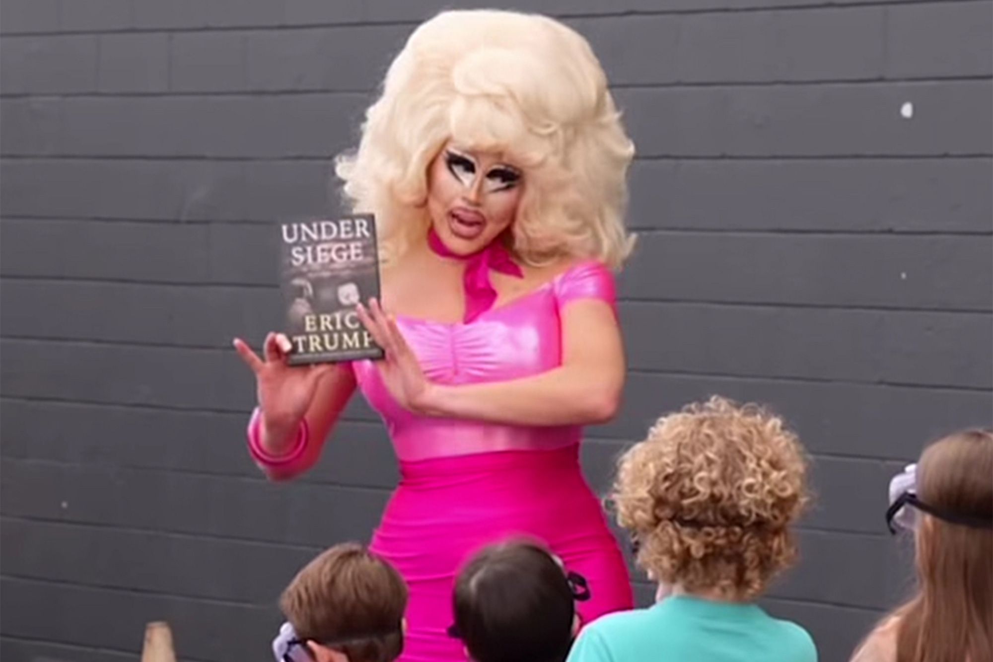 Drag queen Trixie Mattel trashes Eric Trump book with kids 'Do I scare