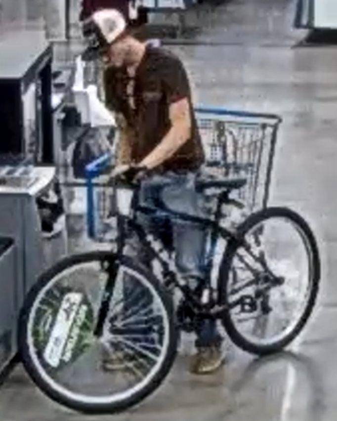 Police redirected their manhunt for Speight after an eyewitness saw him leaving on a bicycle and authorities learned he had bought camping supplies at Walmart shortly before being reported missing (Marion County Sheriff's Office)