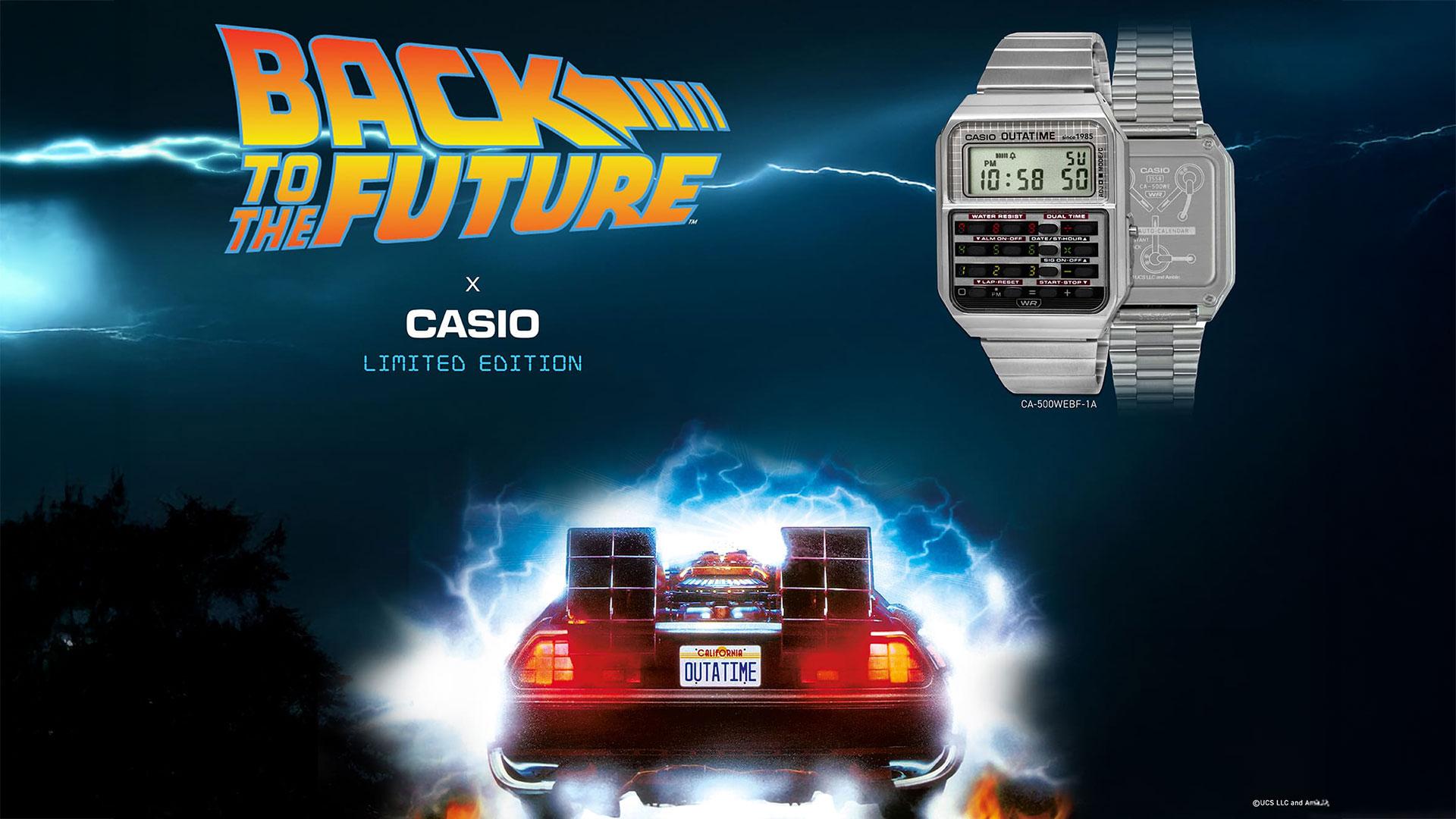 Casio neemt je Back to the Future met tijdmachine voor om je pols