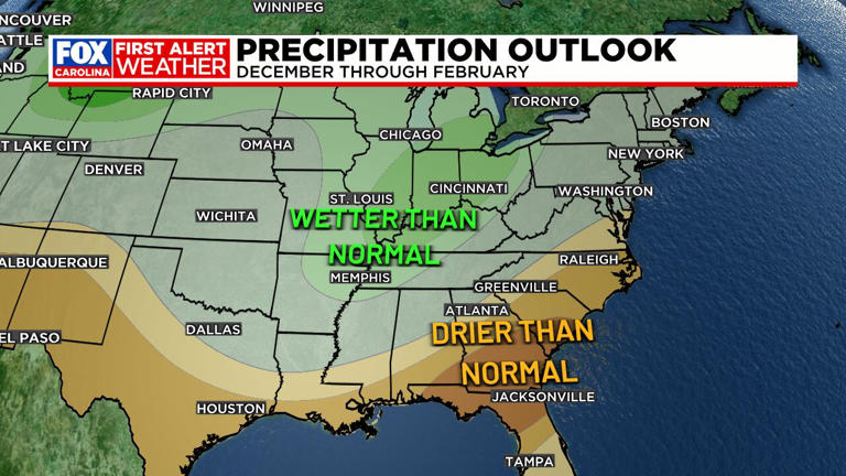 NOAA 2025-2026 winter weather outlook favors above-normal temperatures ...
