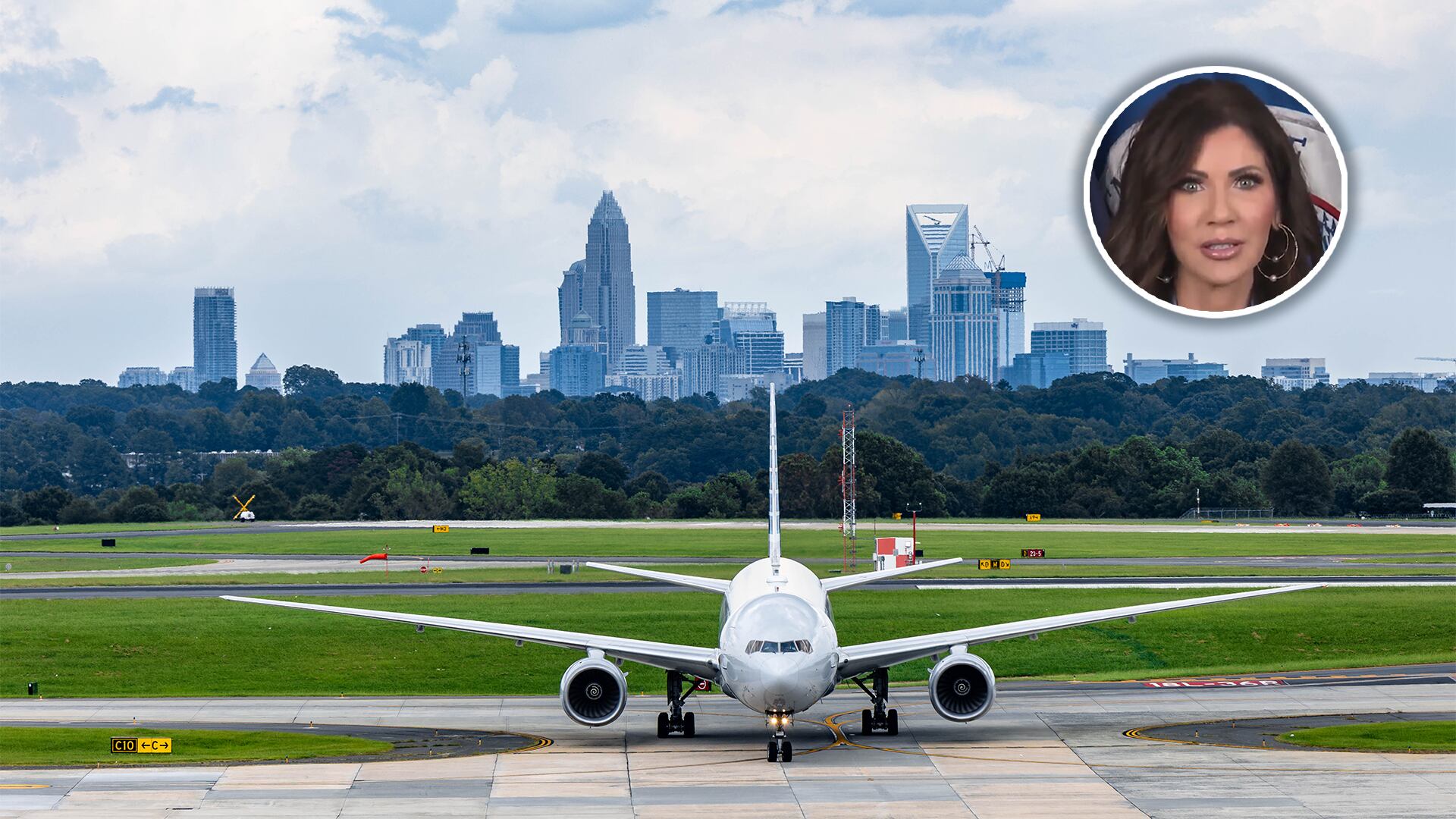 Charlotte airport refuses to play Kristi Noem video blaming Democrats