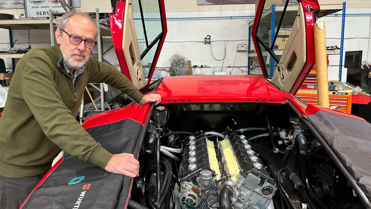 Lamborghini Countach Engine Refit Update