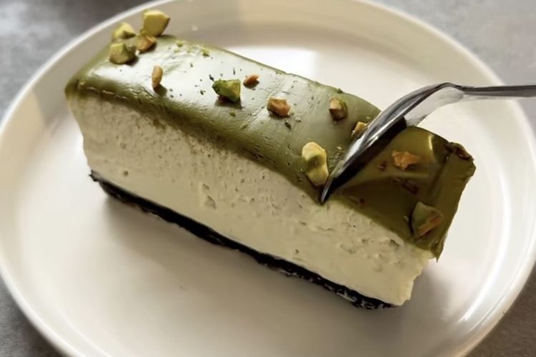 Resep Cheesecake Pistachio Tanpa Oven, Lembut dan Creamy!