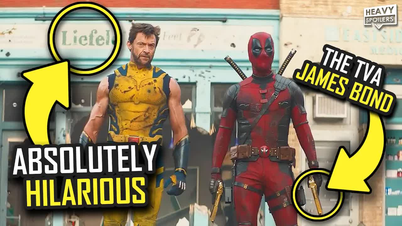 Deadpool And Wolverine Trailer Breakdown Easter Eggs Hidden Details
