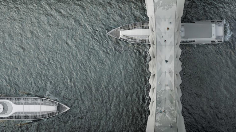 This 3D-printed, carbon-absorbing bridge is inspired by bones