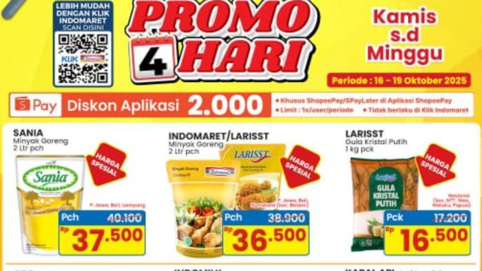 Promo JSM Alfamart, Indomaret, dan Superindo 17 Oktober 2025: Minyak Goreng Filma 2L Hanya Rp35.400