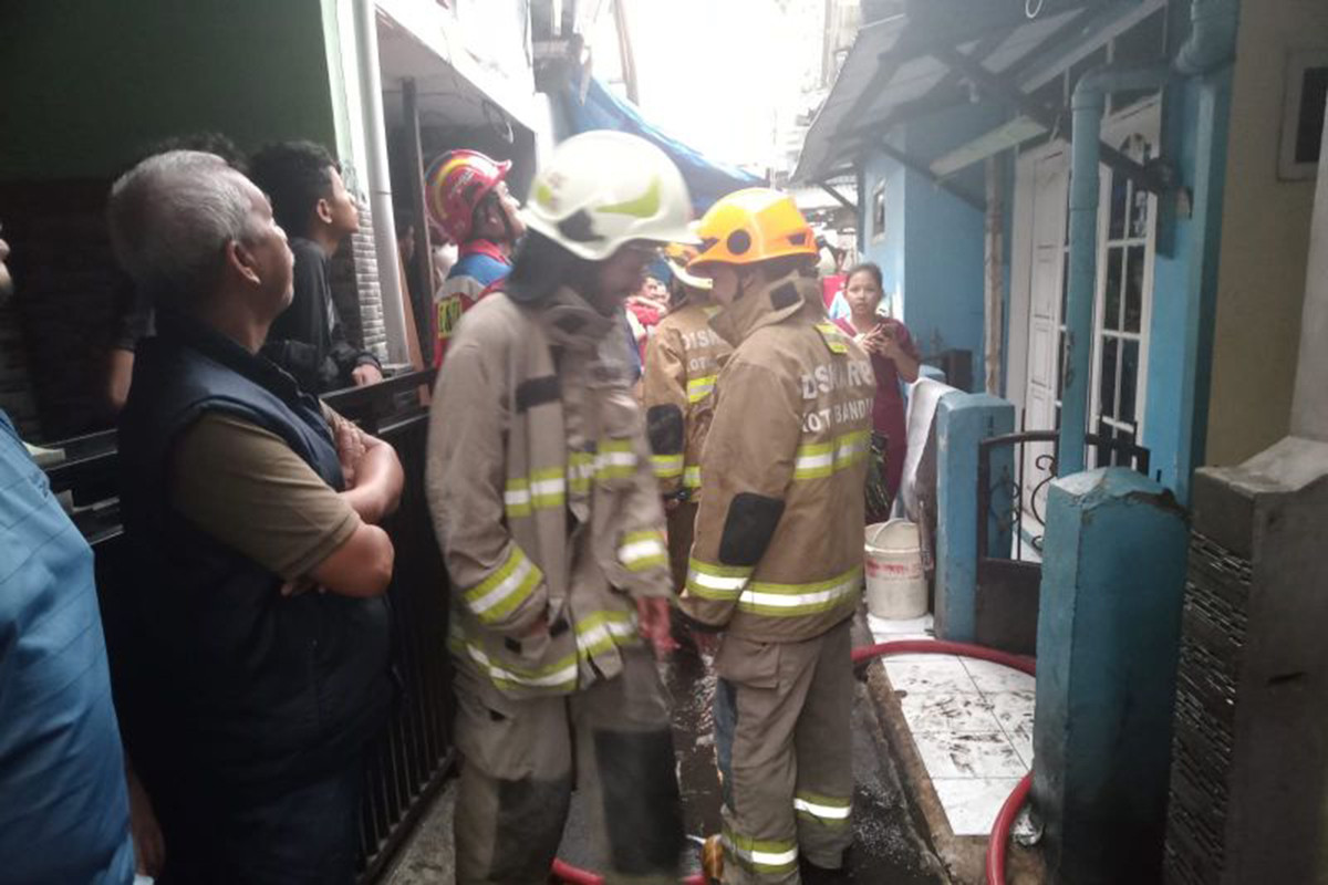 Ledakan Tabung Elpiji di Bandung Luka 4 Orang, Detik-Detik Mengerikan