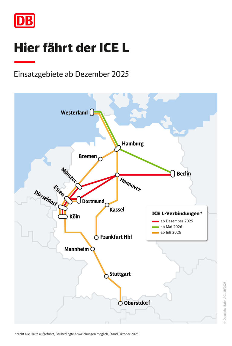 Neuer Zug der Deutschen Bahn: Was der ICE L besser macht – und was nicht