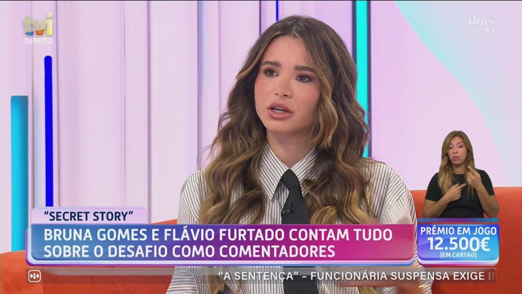 Bruna Gomes revela um receio que teve antes de começar a comentar o ...