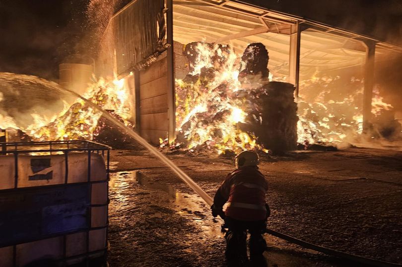 Firefighters tackle massive fire in Cambridgeshire as locals warned to ...