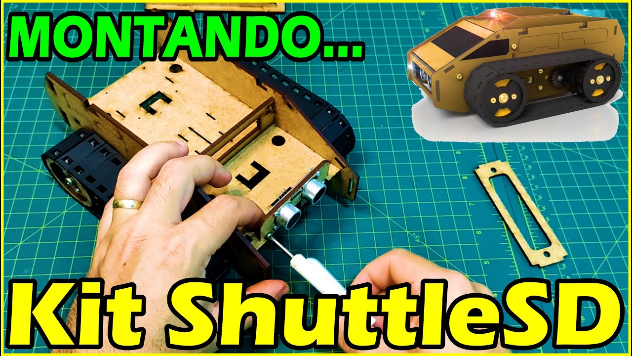 Montando o Robô Esteira ShuttleDS com Controle Remoto e Arduino