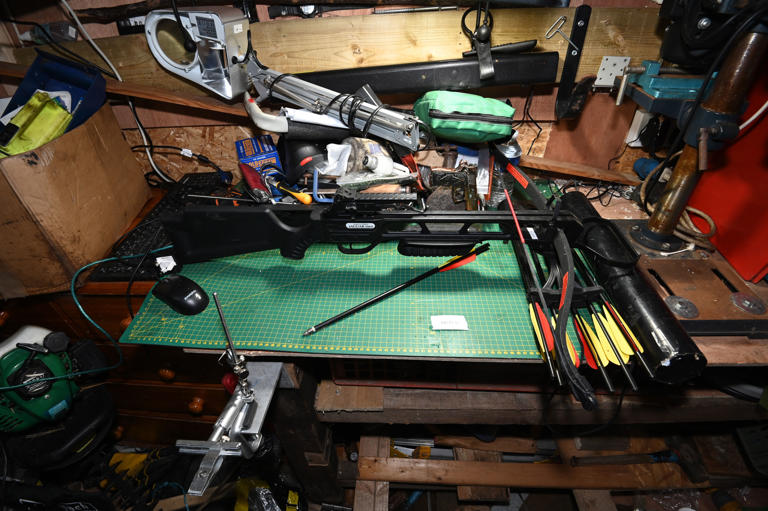 Marco Pitzettu's crossbow (Counter Terrorism Policing North East)