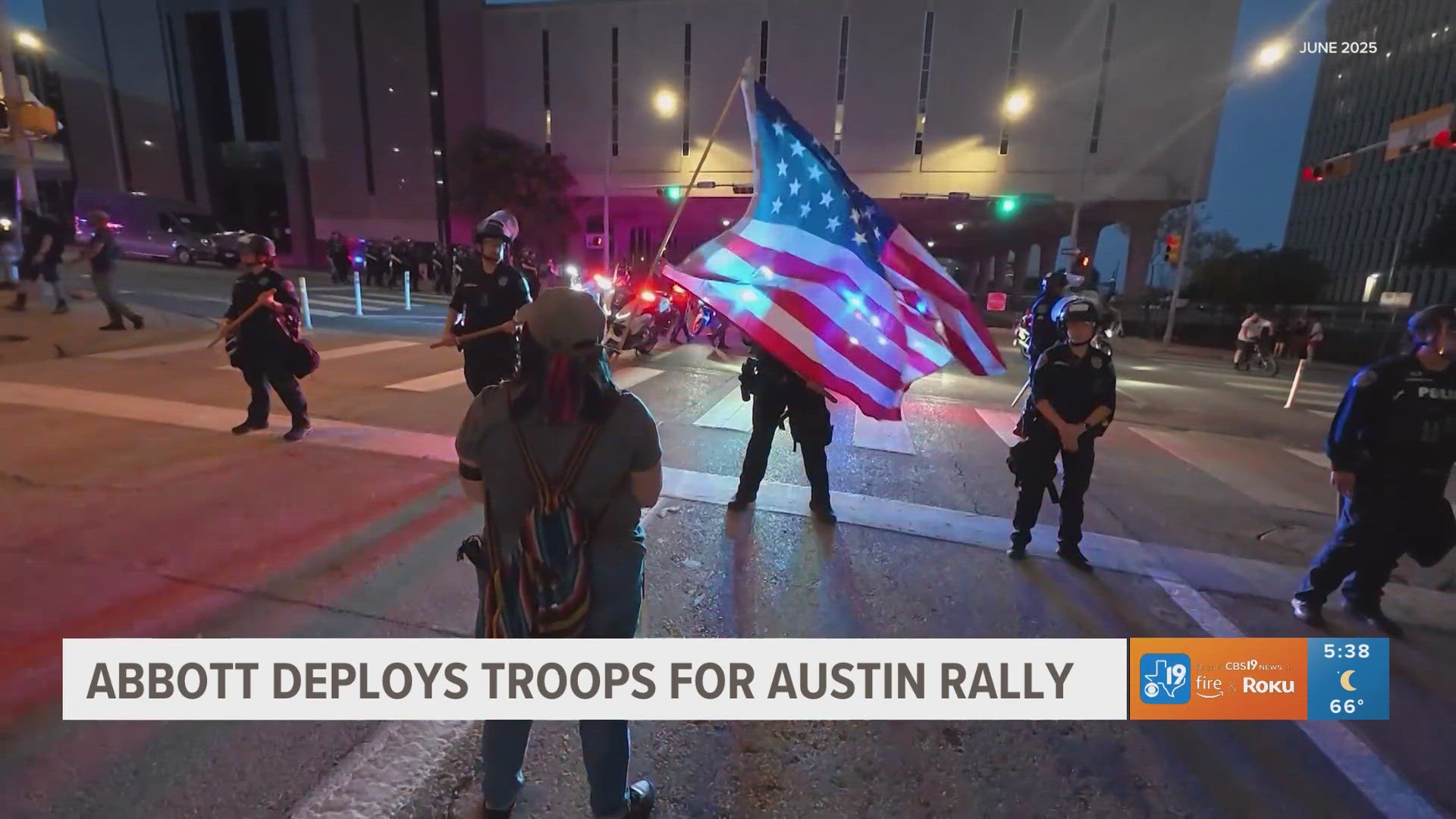 Gov. Abbott deploys troops for Austin rally