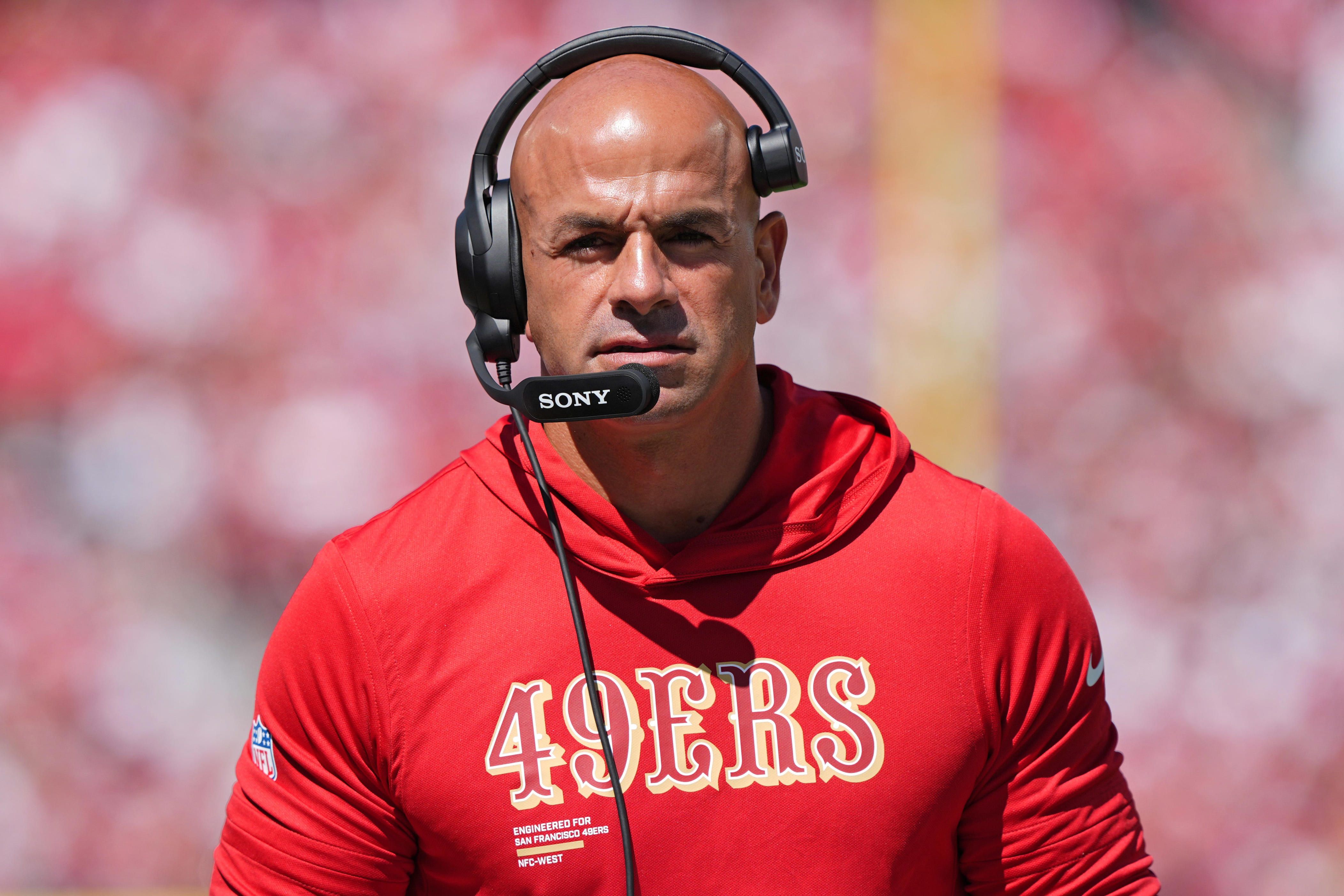 49ers-dc-robert-saleh-praises-falcons-offensive-line-running-game