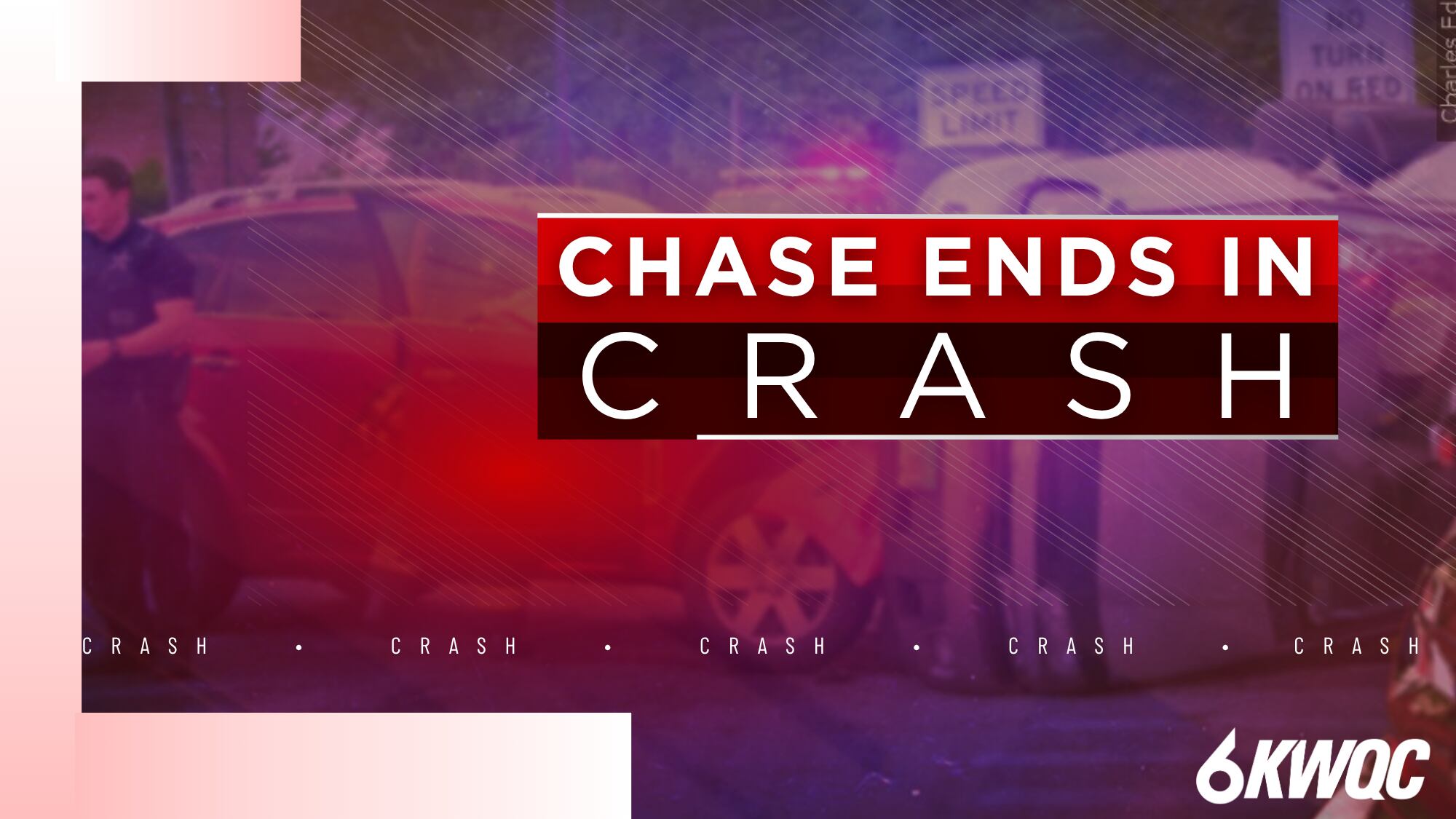 Police chase ends in crash
