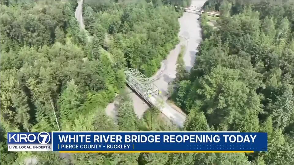 VIDEO: White River Bridge reopening today