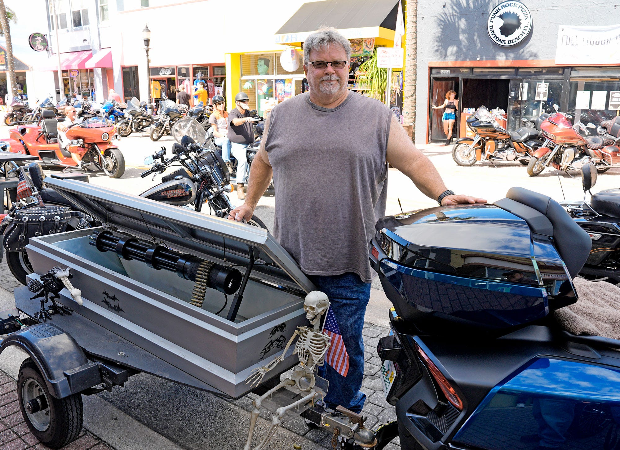 Daytona's Biketoberfest shifts into Day 2, powered by colorful ...