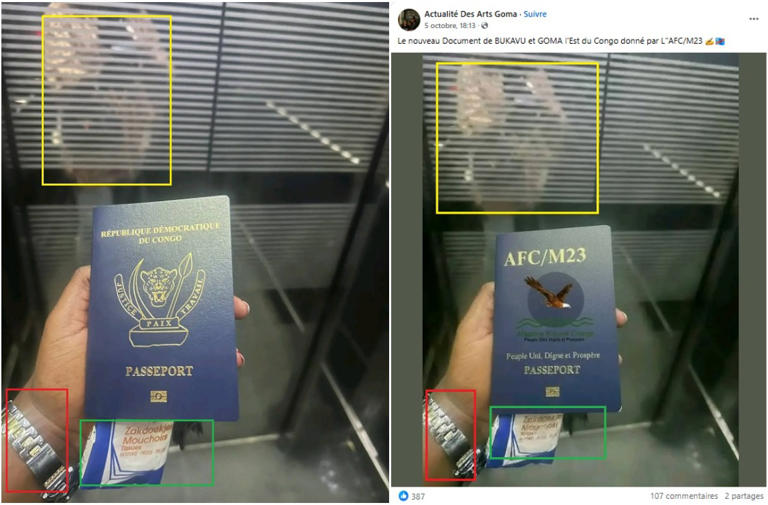 Le M23 n’a pas lancé de nouveau passeport dans l’est de la RDC; il s ...