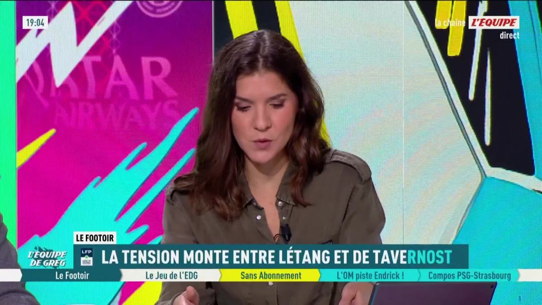 La tension monte entre Létang et de Tavernost