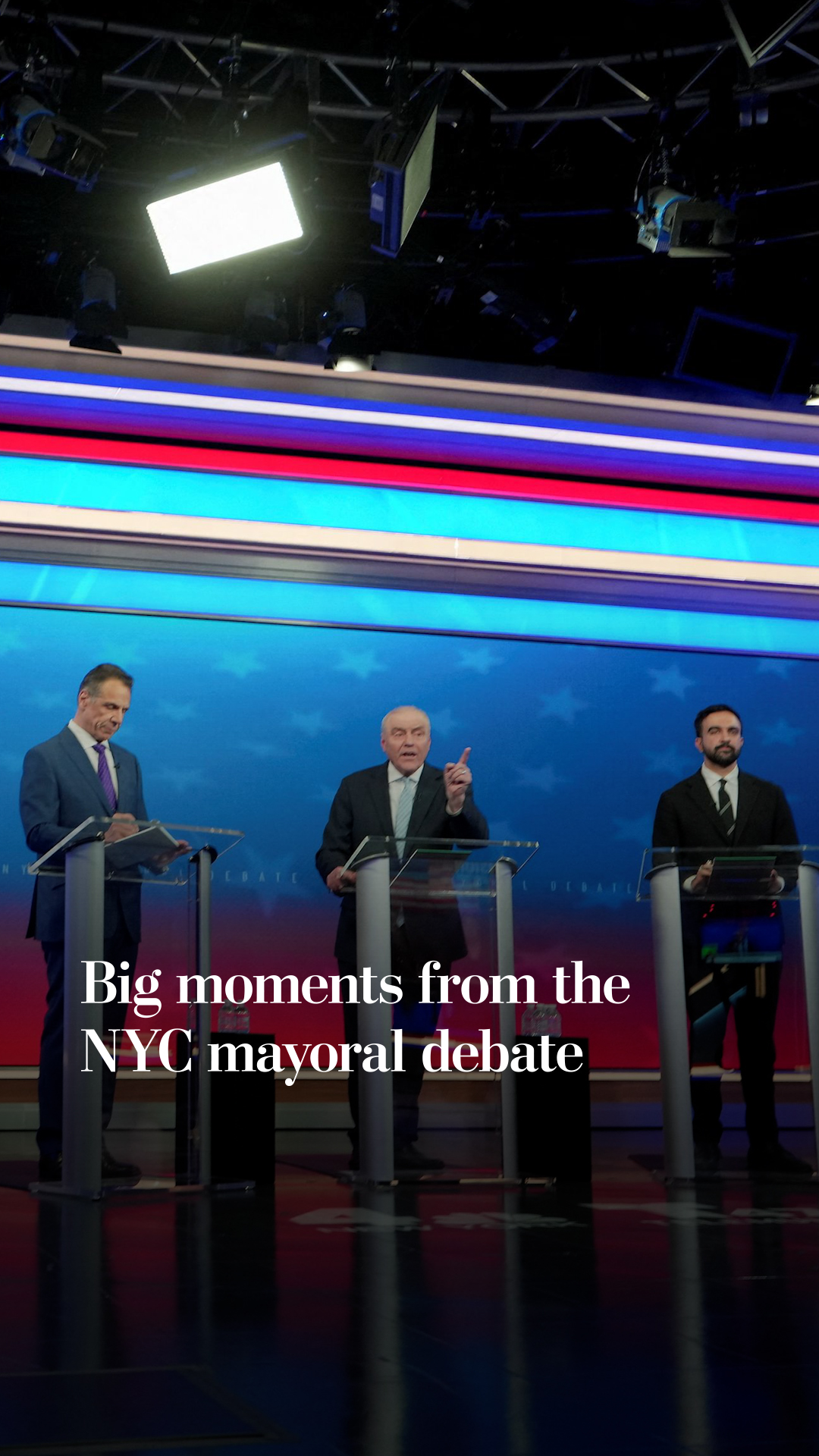 Big moments from the NYC mayoral debate