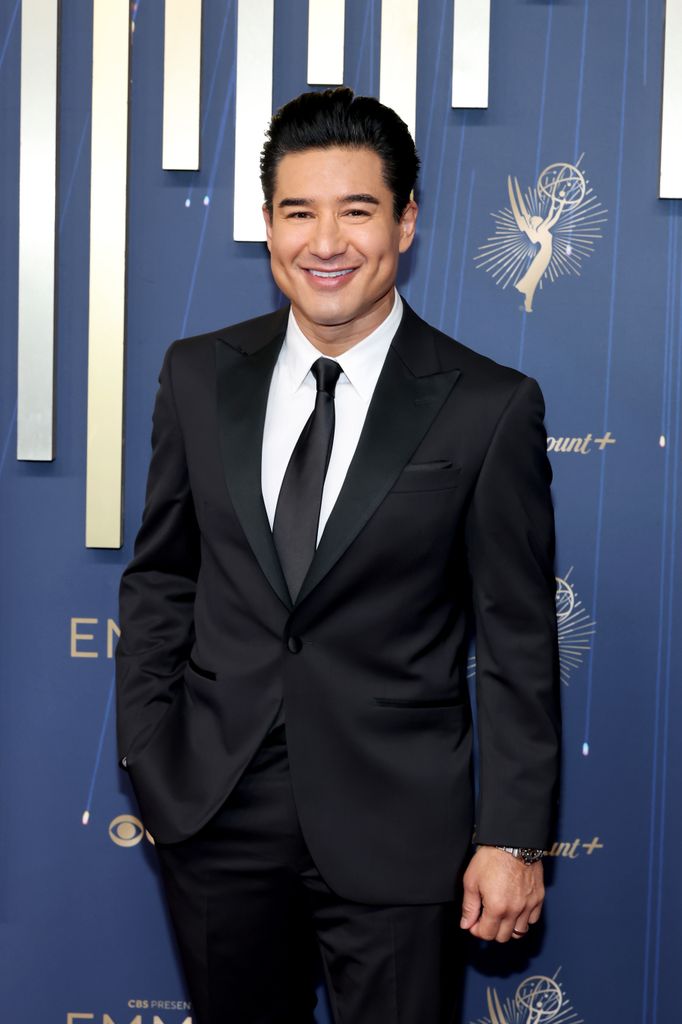 Mario Lopez attends the 77th Primetime Emmy Awards at Peacock Theater on September 14, 2025 in Los Angeles, California.