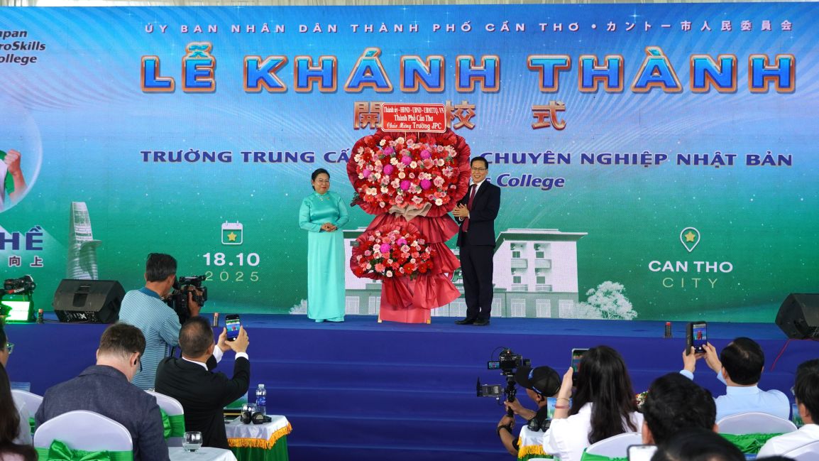 Khánh thành Trường kỹ năng Nhật Bản đầu tiên ở ĐBSCL, đưa 31 học viên sang Nhật làm việc