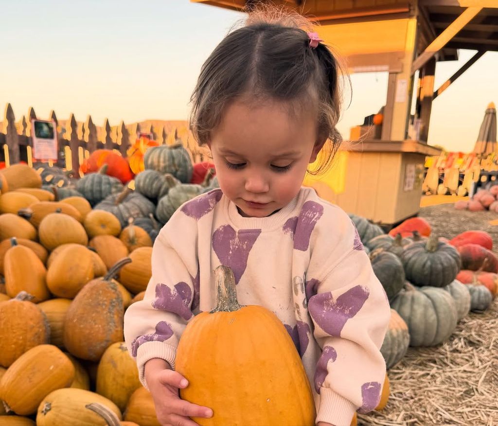 Kaley Cuoco and her 'sweetest little family' celebrate fall – see photos