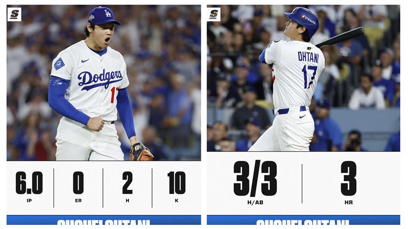 大谷翔平鬼神投打紀錄