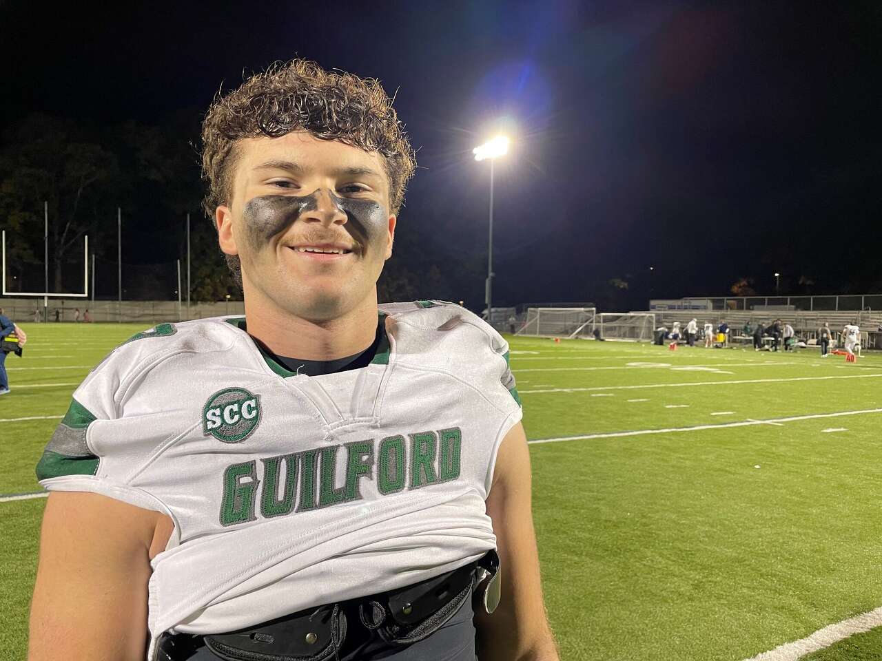 Tafro, dominant offensive line lead Guilford over Platt