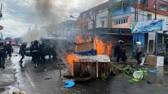 Polisi Selidiki Aktor Dibalik Demo Anarkis