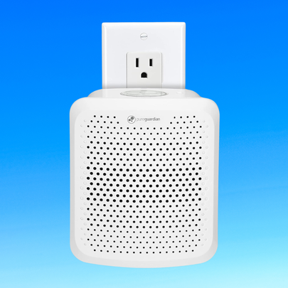 PureGuardian pluggable air purifier with nightlight