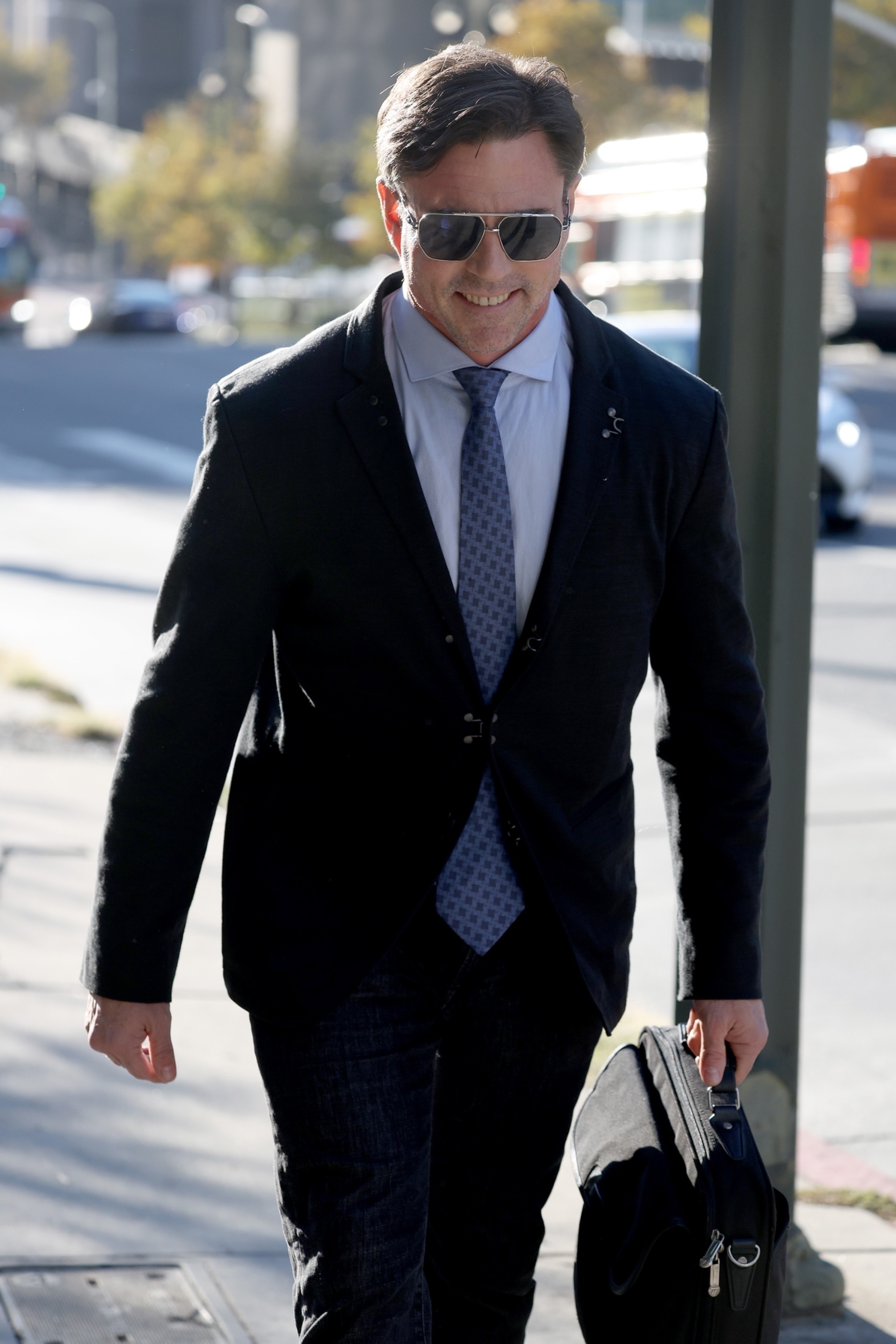 Denise Richards’ ex Aaron Phypers all smiles after bailing out of jail ...