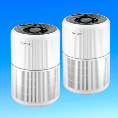 A two-pack of Airtok air purifiers