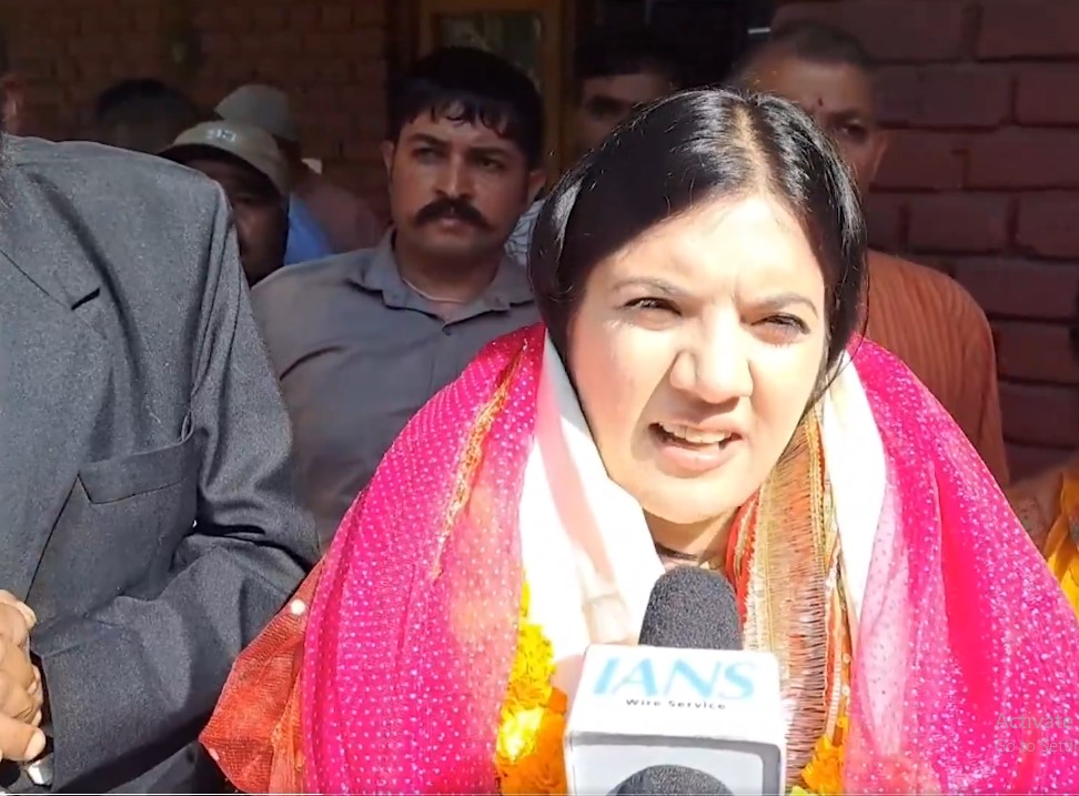 Devyani Rana, accompanied by thousands of supporters, files nomination ...