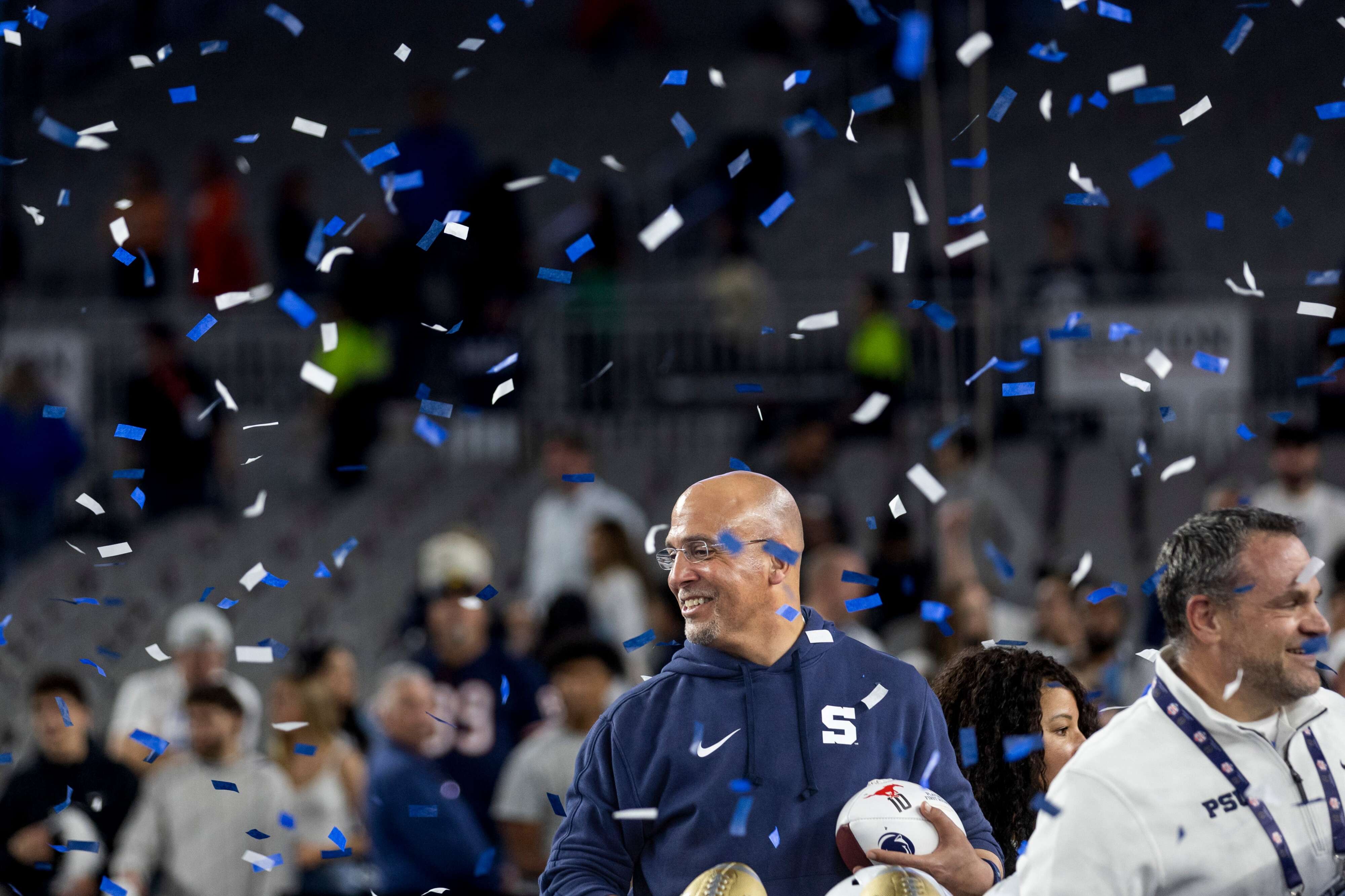 Penn State head coach James Franklin celebrates the 31-14 win over Boise State in the Fiesta Bowl on Dec. 31, 2024. Joe Hermitt | jhermitt@pennlive.com Joe Hermitt | jhermitt@pennlive.com