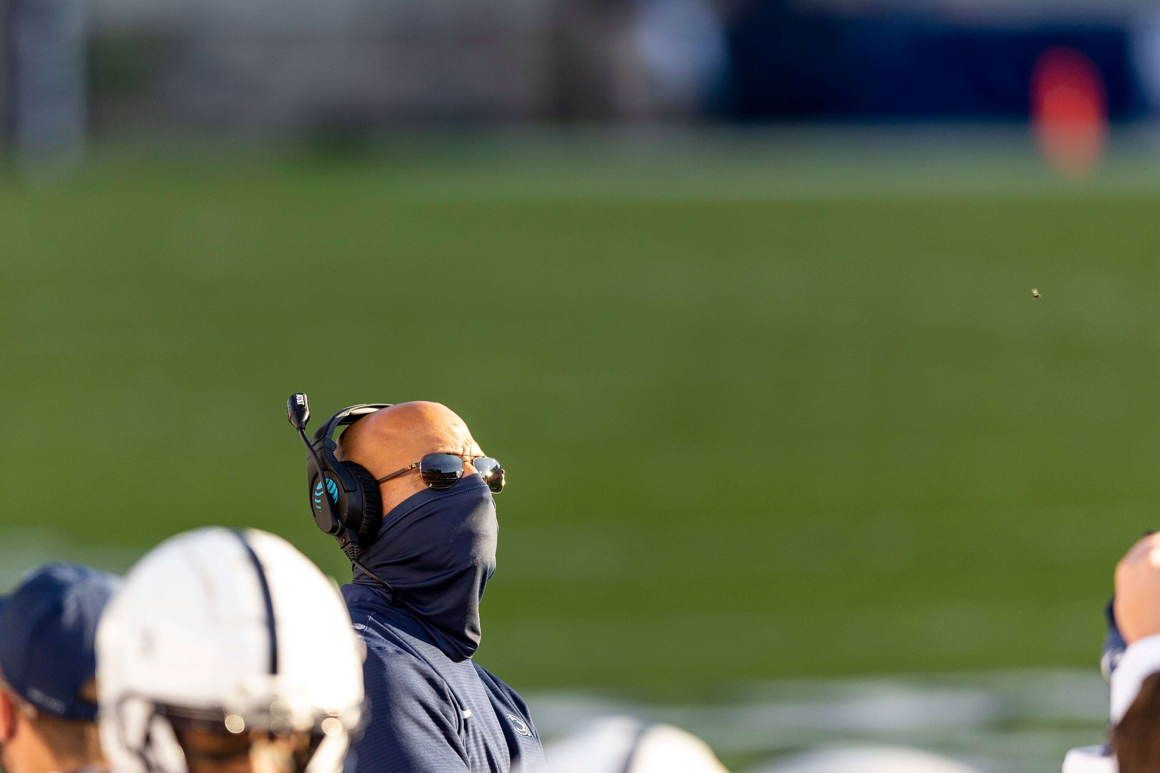 Penn State head coach James Franklin looks on as his team falls behind to against the Maryland during the first quarter at Beaver Stadium on Nov. 7, 2020. Joe Hermitt | jhermitt@pennlive.com