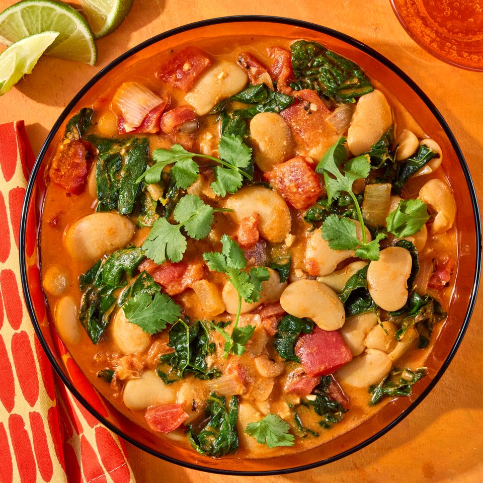 a recipe photo of the Thai Curried Butter Beans