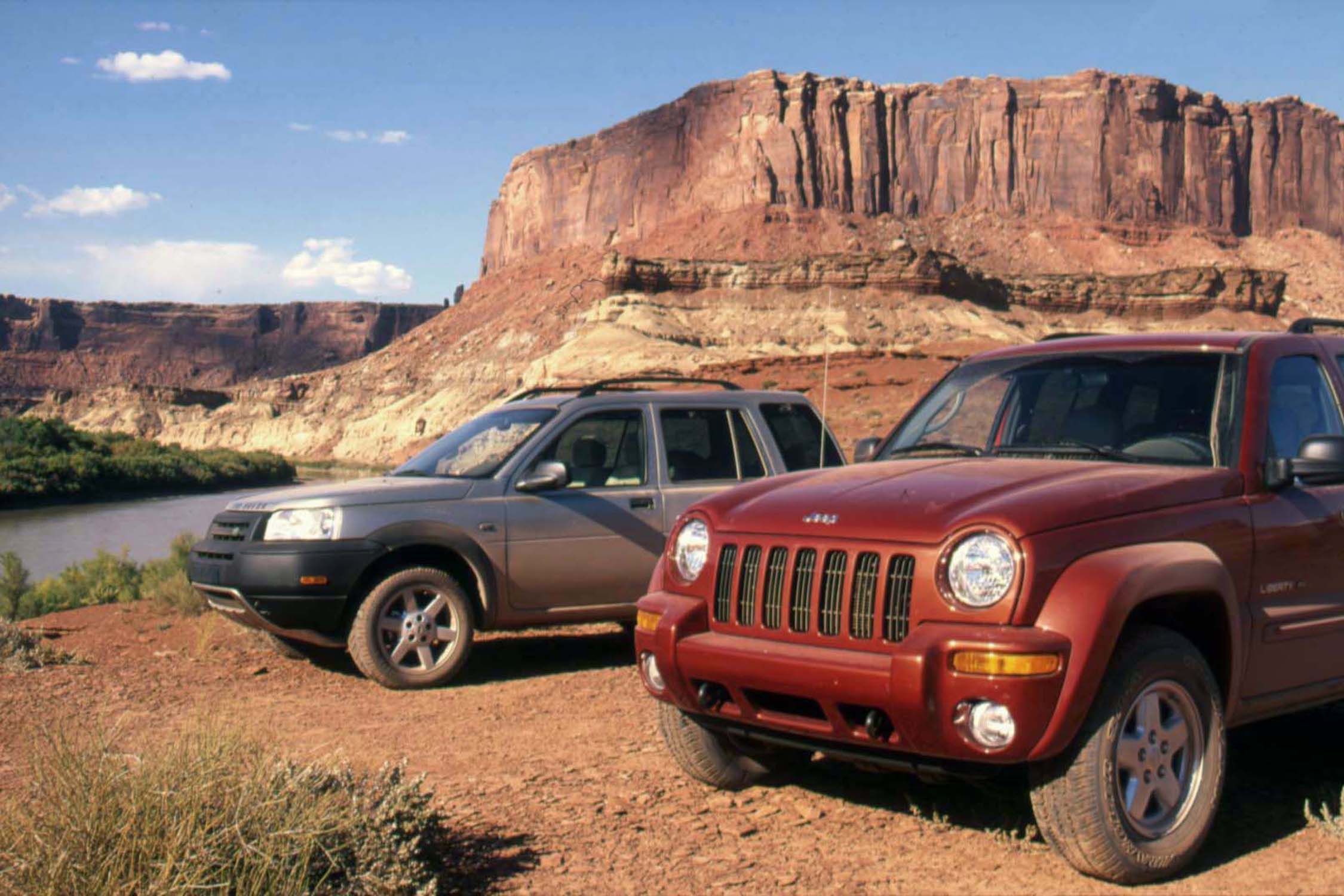 See Pictures of the 2002 Jeep Liberty and Land Rover Freelander Off ...