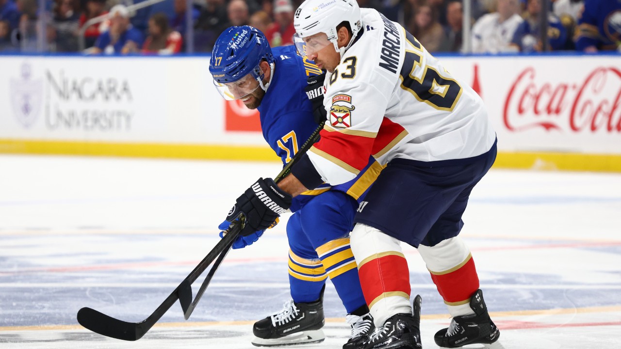 Marchand vandalizes Dahlin’s helmet after Panthers-Sabres scuffle